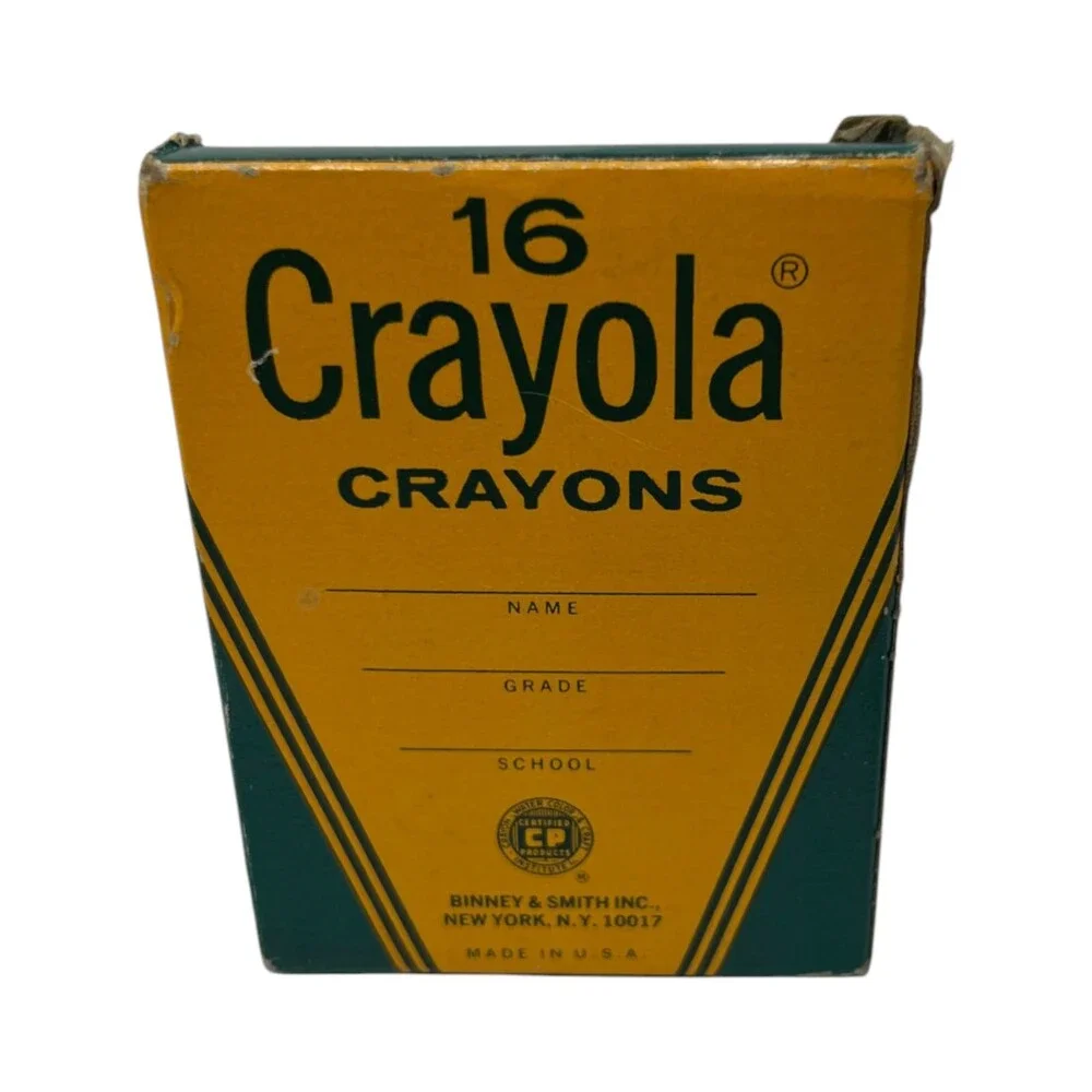 Crayola Crayons Vintage 8 Count and 16 Count Boxes Binney & Smith USA Art